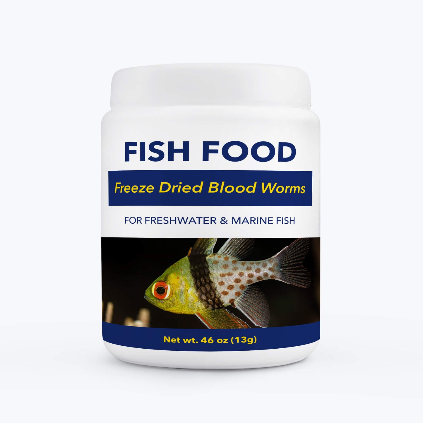 Freeze dried blood worms