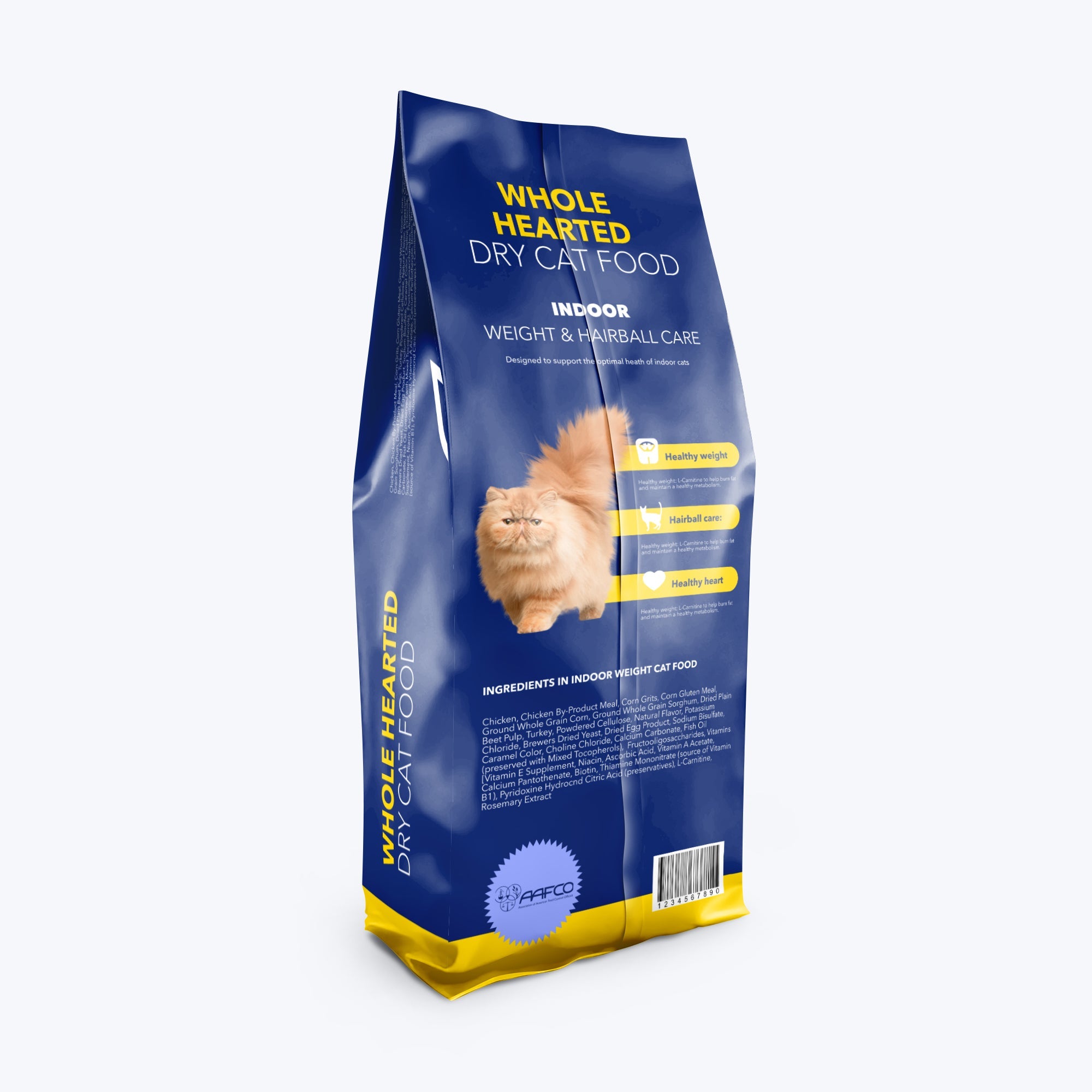 Whole hearted dry cat food minion theme vertical