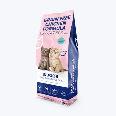 Grain free chicken formula dry cat food